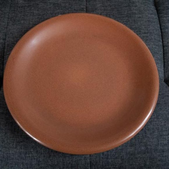 MCM Sterling China by Russel Wright Ripe Apricot Color One 10" Dinner Plate - Picture 13 of 16